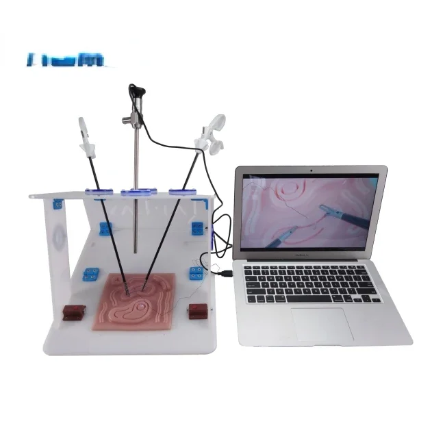 Woodworking Simulator - เครื่องฝึกผ่าตัดผ่านกล้องพร้อมกล้องเอ็นโดสโคปแบบ USB, กล่องจำลองการฝึกเย็บผ่าตัดผ่านกล้อง ขายดี