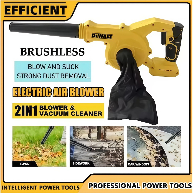 Vacuum Cleaner Woodworking - เครื่องเป่าลมดูดฝุ่นไร้สายอเนกประสงค์ DeWalt สำหรับแบตเตอรี่ Dewalt 18V /