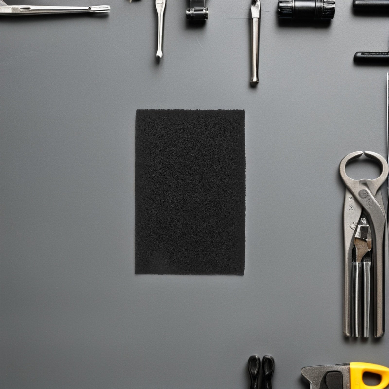 Woodworking Industry - ชุดแผ่นขัดอุตสาหกรรม 10 ชิ้น ไนลอนขัดละเอียดความหนาแน่นสูง สำหรับเตรียมพื้นผิวรถยนต์ แผ่นขัดงานไม้