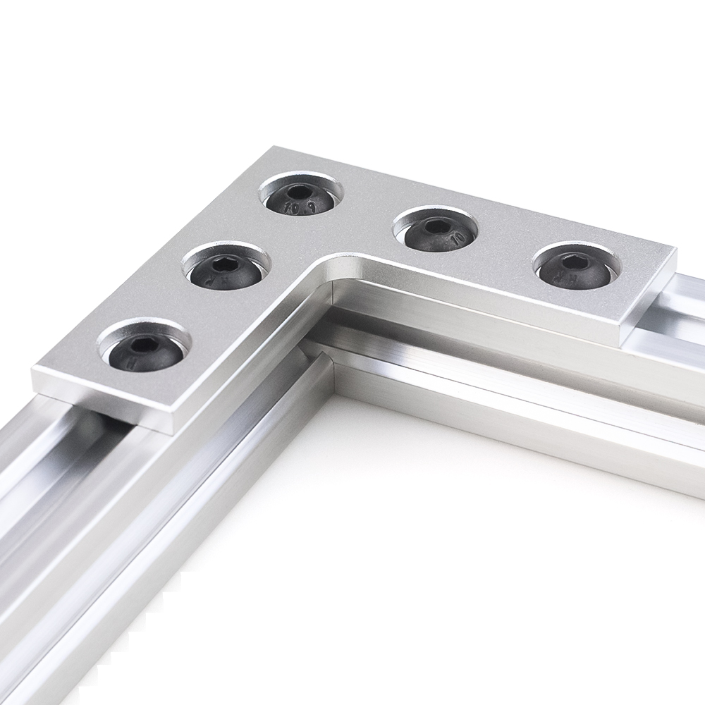 Woodworking Joints - 2 ชิ้น/ล็อต แผ่นเชื่อมมุม 90 องศา แบบ