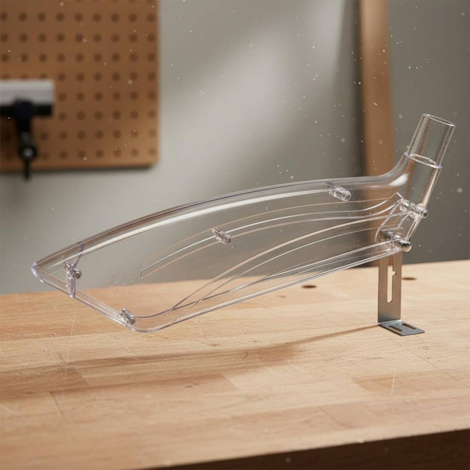 Vacuum Cleaner Woodworking - ฝาครอบใบเลื่อยโปร่งใส ติดตั้งง่าย ฝาครอบเลื่อยวงเดือนแบบใส สำหรับร้านงานไม้ โรงงาน