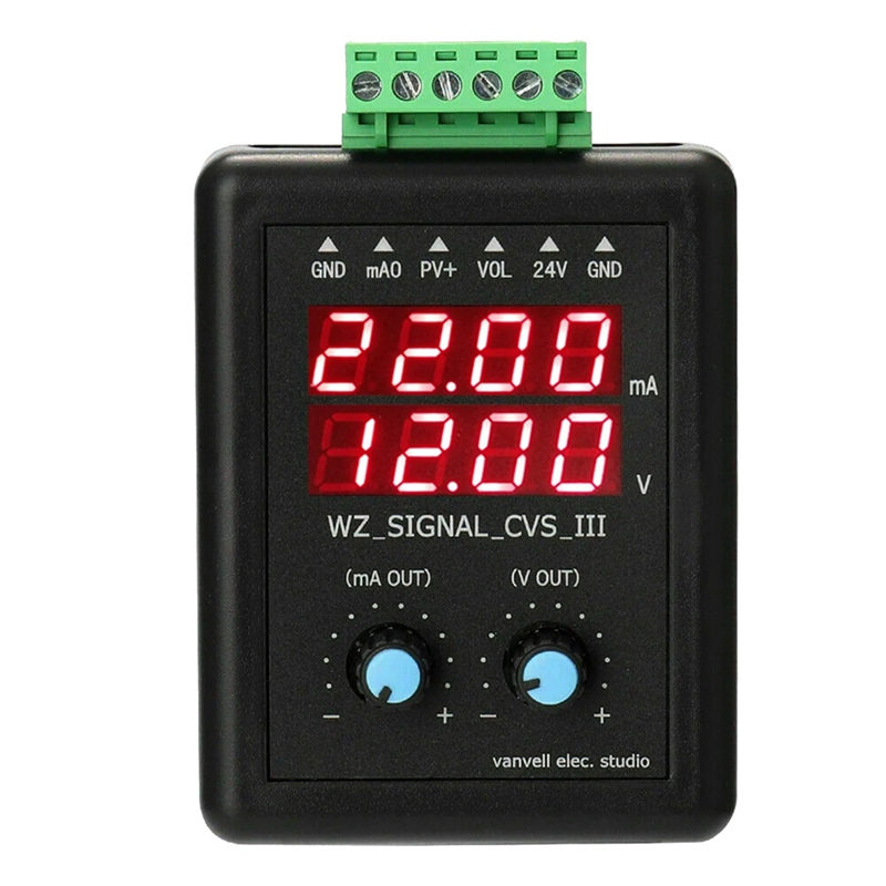 Woodworking Simulator - ปรับ 4-20Ma สัญญาณ 0-10V คงที่แหล่งจําลองเครื่องมือ 24V