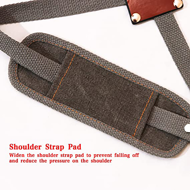 ผ้ากันเปื้อนผ้าใบหนาแบบเรียบง่ - Woodworking Apron บทวิจารณ์และราคา