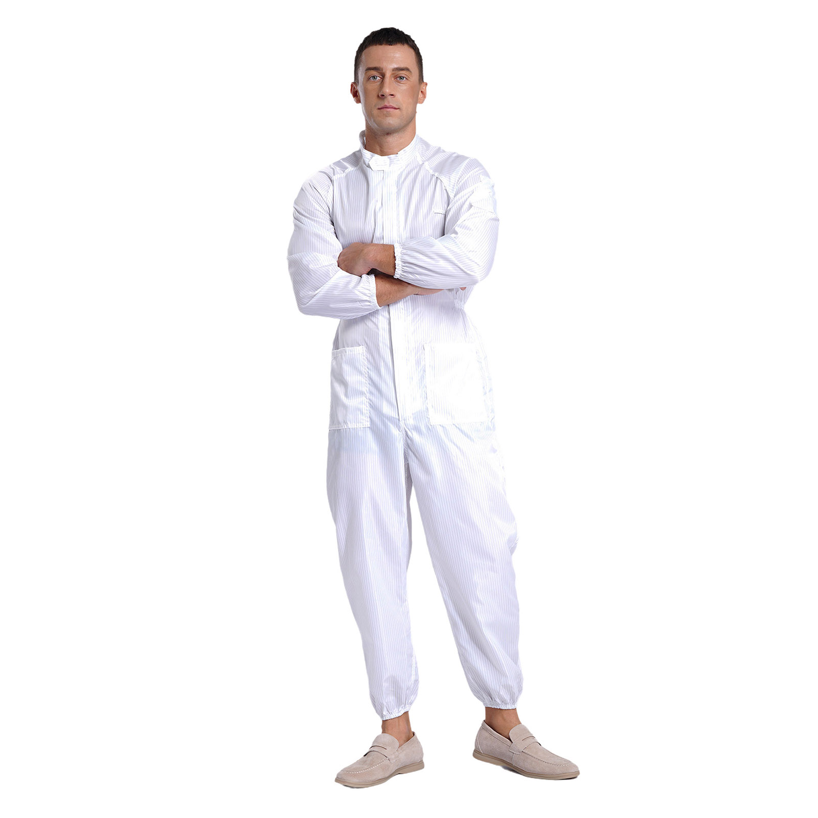 Mens Dustproof Jumpsuit Anti-S - Woodworking Overalls บทวิจารณ์และราคา