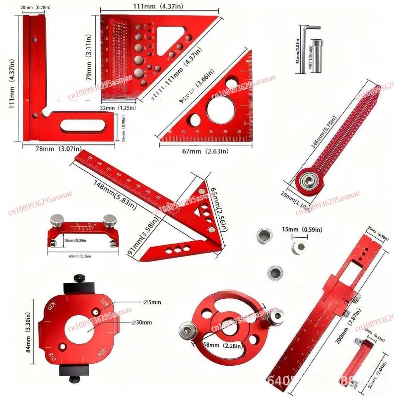 ชุดเครื่องมือวัดงานไม้พร้อมกล่ - Woodworking Free Plans บทวิจารณ์และราคา