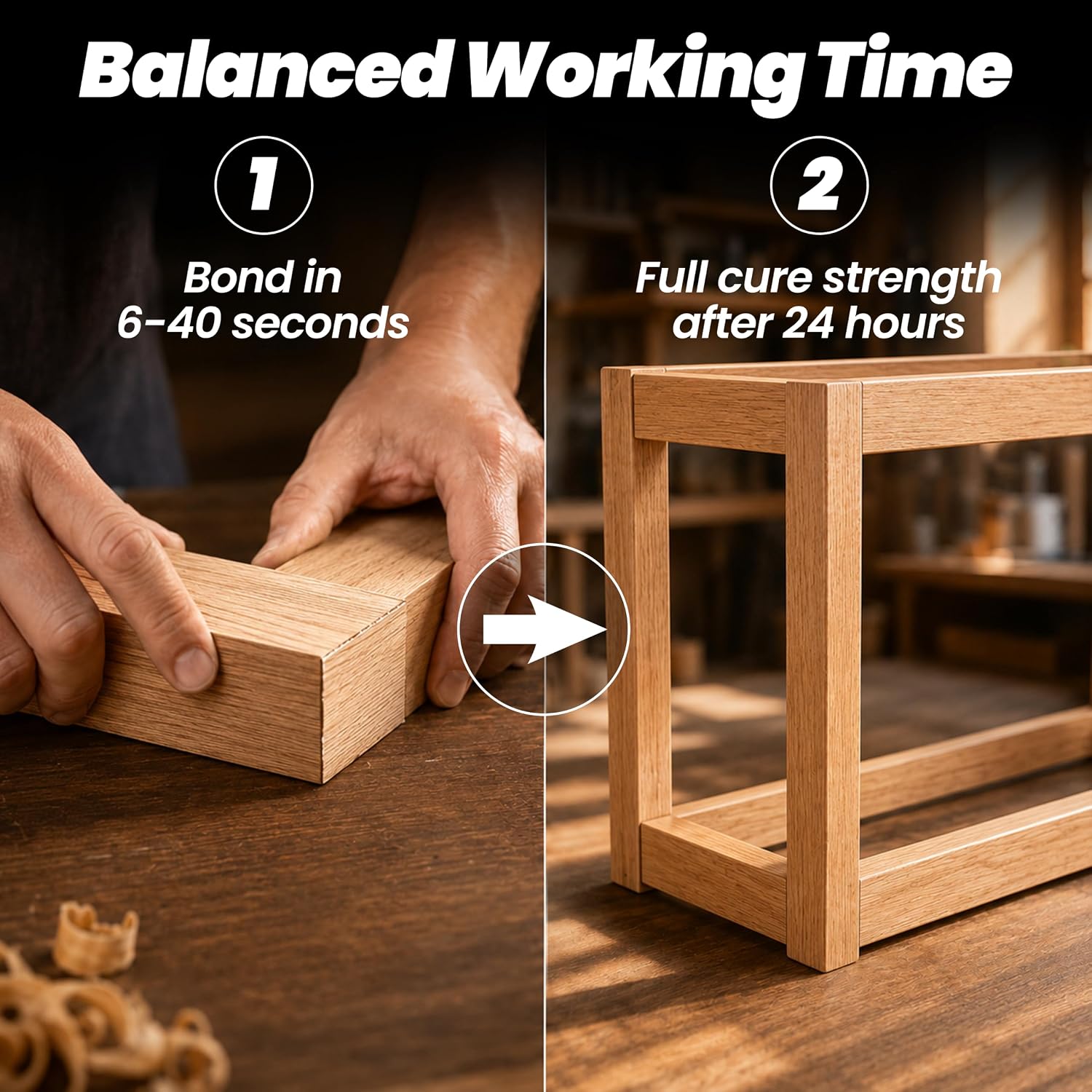 กาวติดไม้ฟาสท์แอนด์คอนโทรล ซุป - Woodworking Images Free บทวิจารณ์และราคา