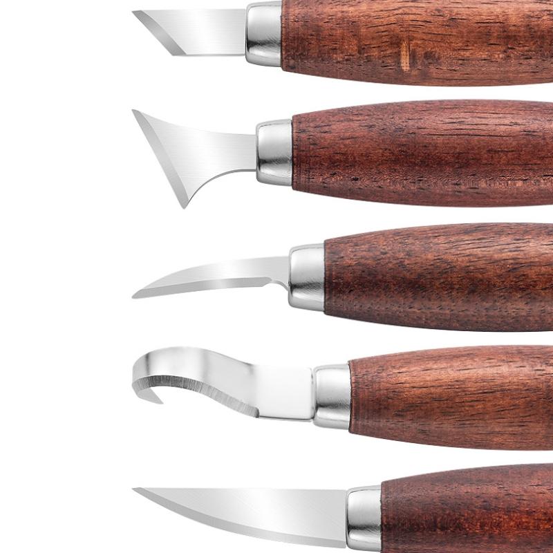 ชุดสิ่วแกะสลักไม้ 5 ชิ้น - เคร - Woodworking Project บทวิจารณ์และราคา