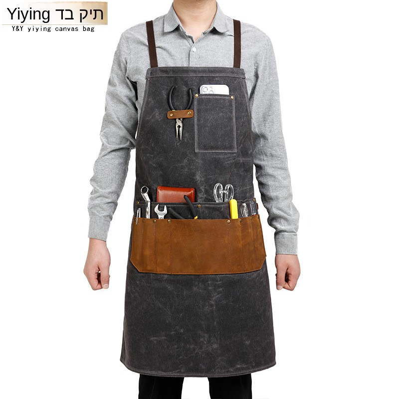 ผ้ากันเปื้อนผ้าแคนวาสเคลือบแว็ - Woodworking Apron บทวิจารณ์และราคา