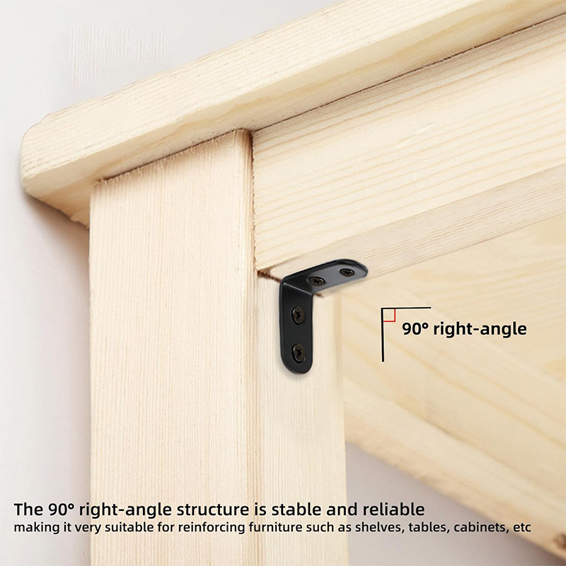 เหล็กฉากยึดมุมสีดำ 6-20 ชิ้น,  - Woodworking Joints บทวิจารณ์และราคา