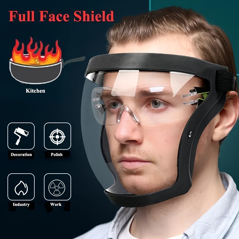 หน้ากากป้องกันโปร่งใสแบบเต็มหน - Woodworking Face Shield บทวิจารณ์และราคา