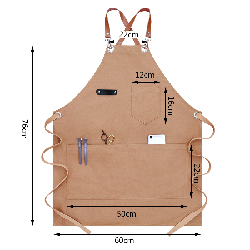 ผ้ากันเปื้อนผ้าแคนวาสหนาทนทาน  - Woodworking Overalls บทวิจารณ์และราคา