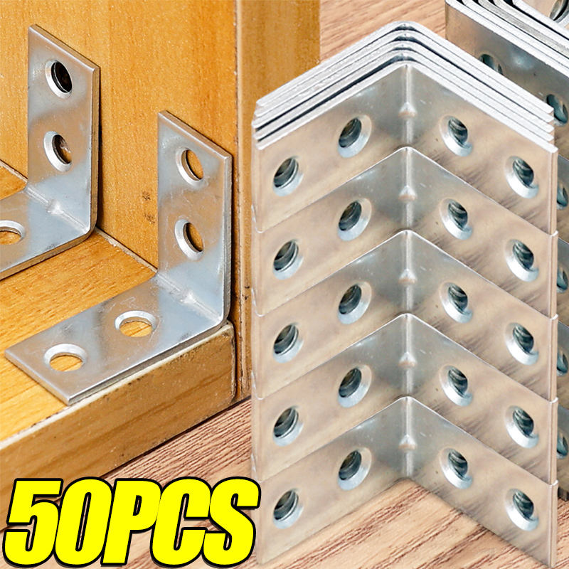 90 °   เหล็กฉากยึดมุม รูปตัว L - Woodworking Joints บทวิจารณ์และราคา