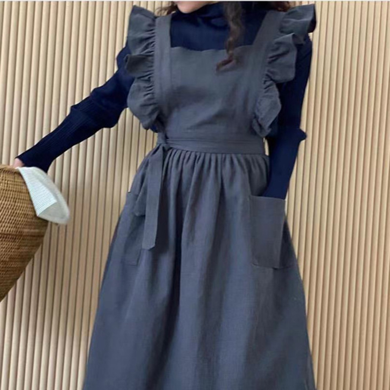 ผ้ากันเปื้อนสไตล์ฝรั่งเศส ผ้าฝ - Woodworking Apron บทวิจารณ์และราคา