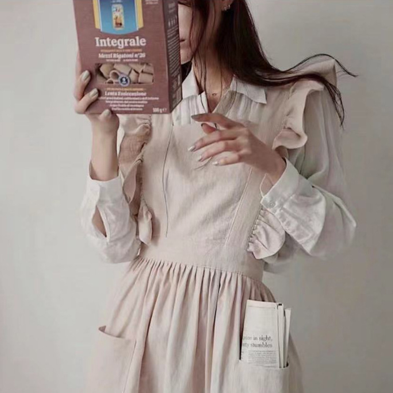 ผ้ากันเปื้อนสไตล์ฝรั่งเศส ผ้าฝ - Woodworking Apron บทวิจารณ์และราคา