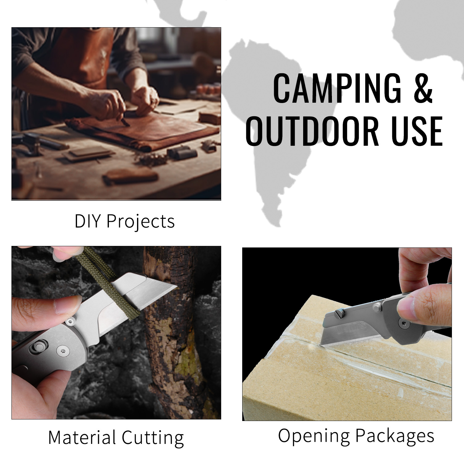 มีดพับไทเทเนียมอัลลอยด์ TGZUO  - Woodworking Wallpaper บทวิจารณ์และราคา