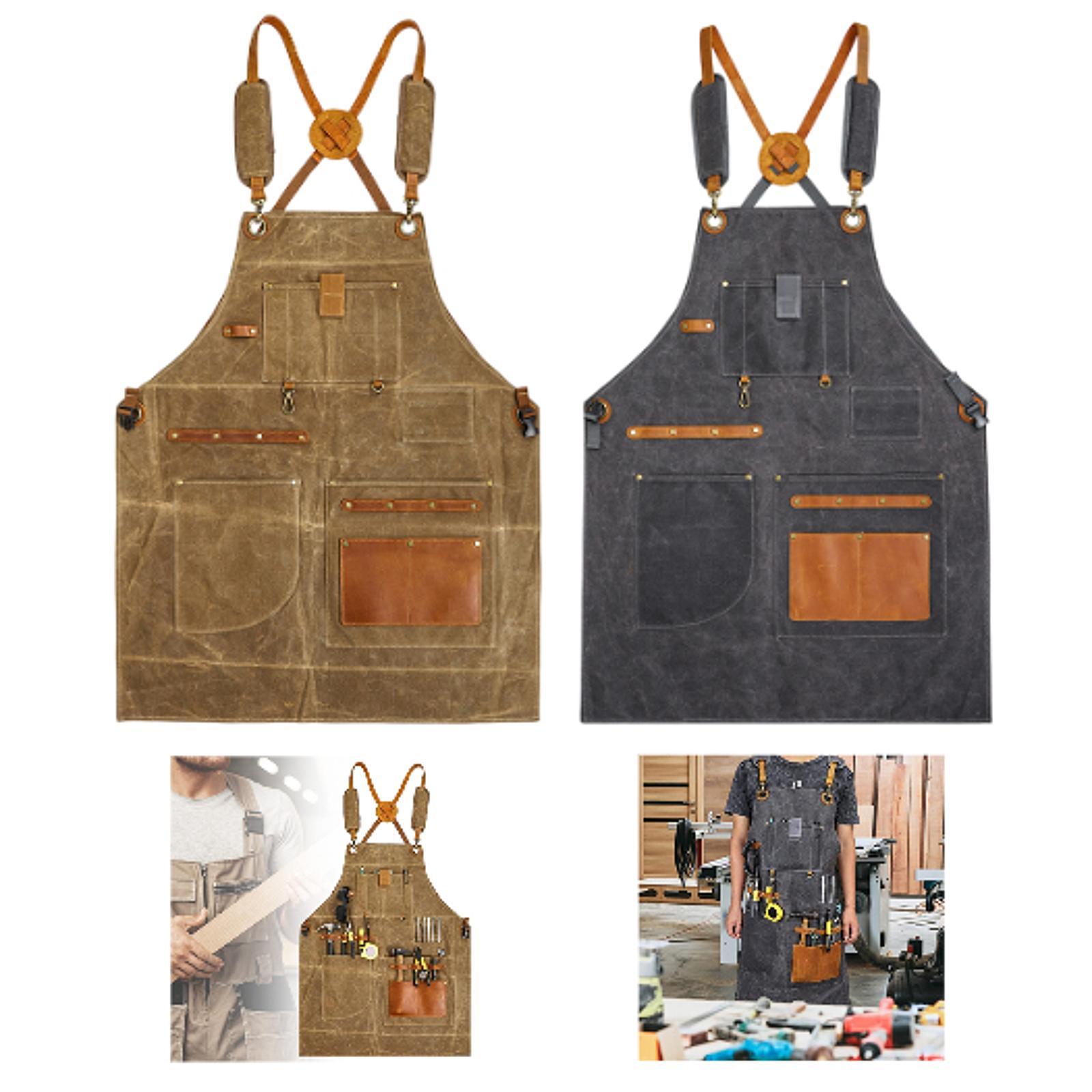 ผ้ากันเปื้อนช่างไม้แบบหนา มีช่ - Woodworking Apron บทวิจารณ์และราคา