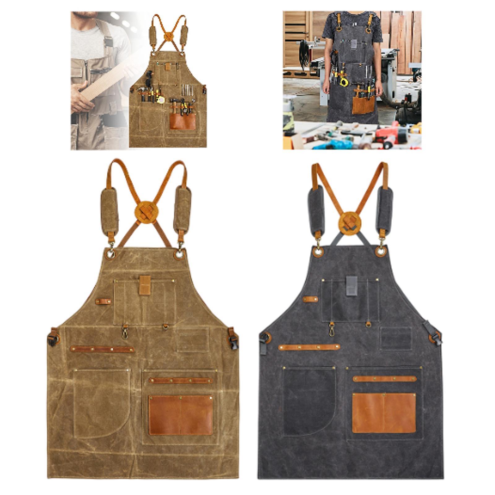 ผ้ากันเปื้อนช่างไม้แบบหนา มีช่ - Woodworking Apron บทวิจารณ์และราคา