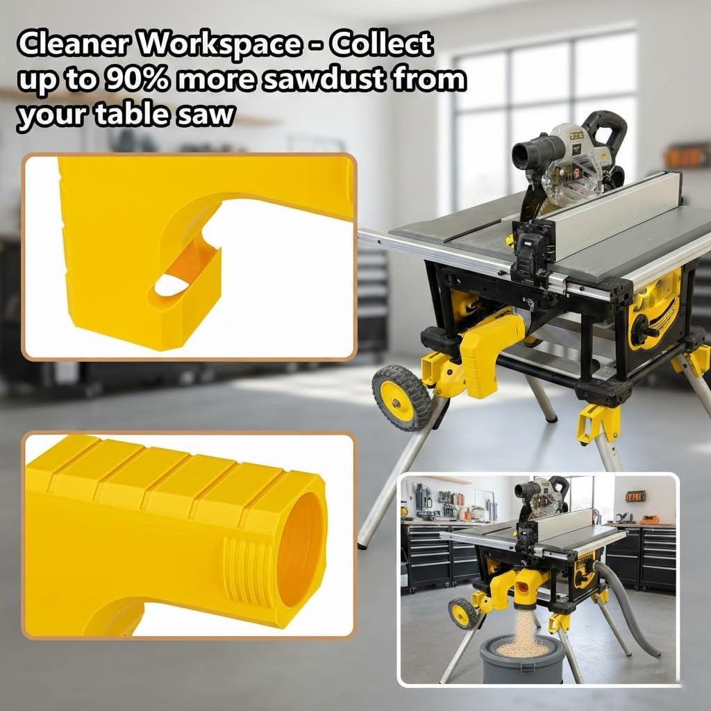 อะแดปเตอร์เก็บขี้เลื่อยแบบตั้ง - Vacuum Cleaner Woodworking บทวิจารณ์และราคา