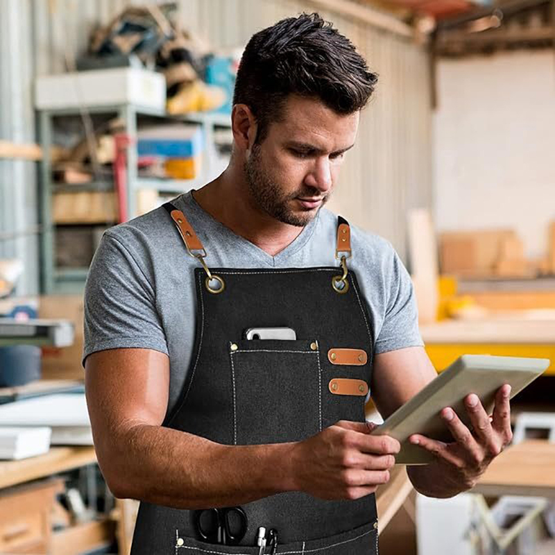 ผ้ากันเปื้อนกันน้ำสำหรับงานครั - Woodworking Apron บทวิจารณ์และราคา