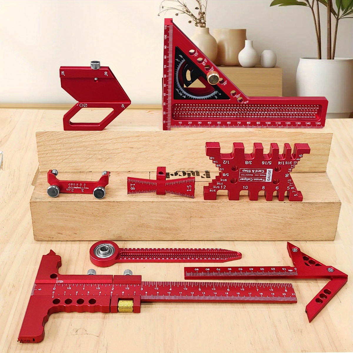 ชุดเครื่องมือวัดงานช่างไม้ 10  - Woodworking Free Plans บทวิจารณ์และราคา
