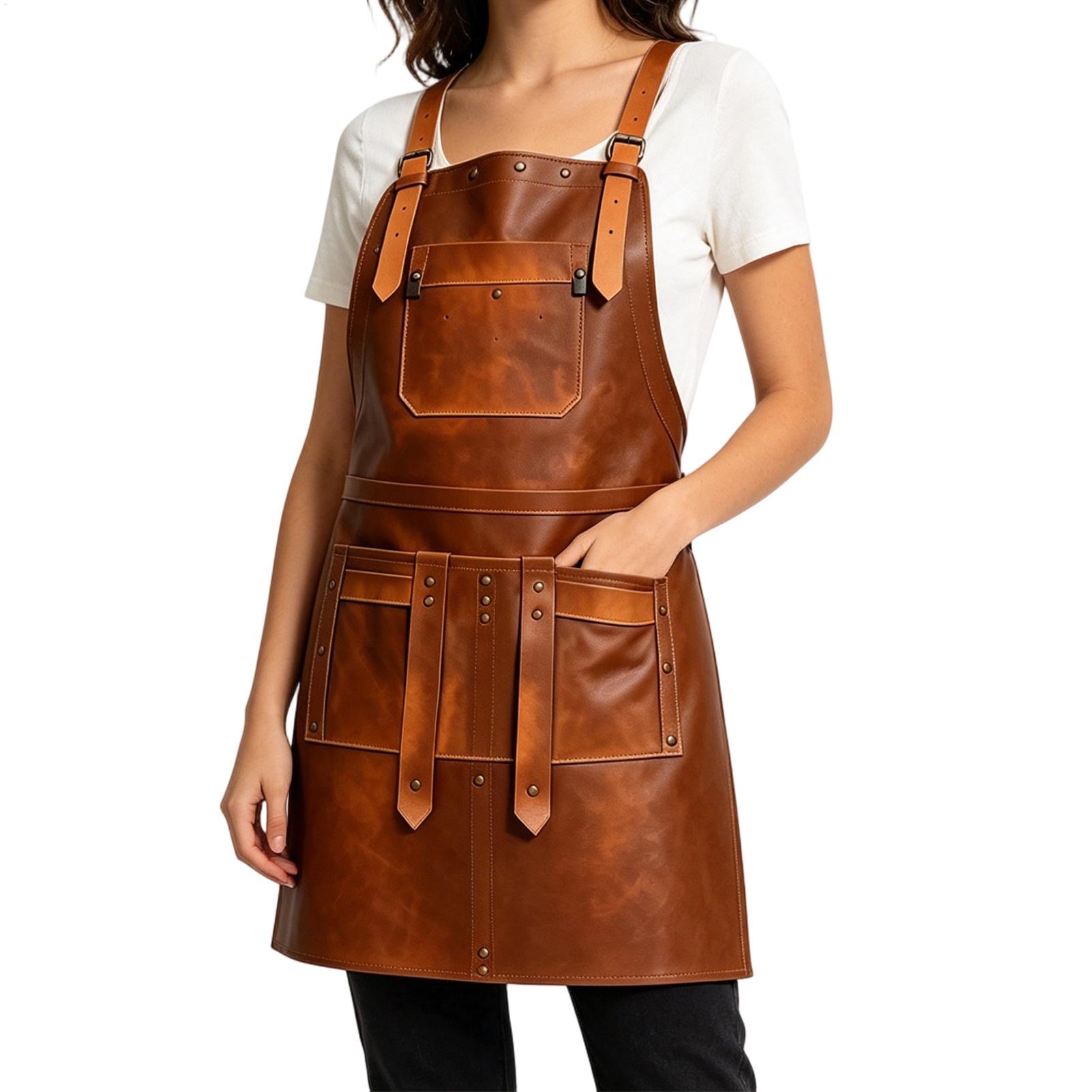 ผ้ากันเปื้อนหนังพร้อมกระเป๋าหล - Woodworking Apron บทวิจารณ์และราคา