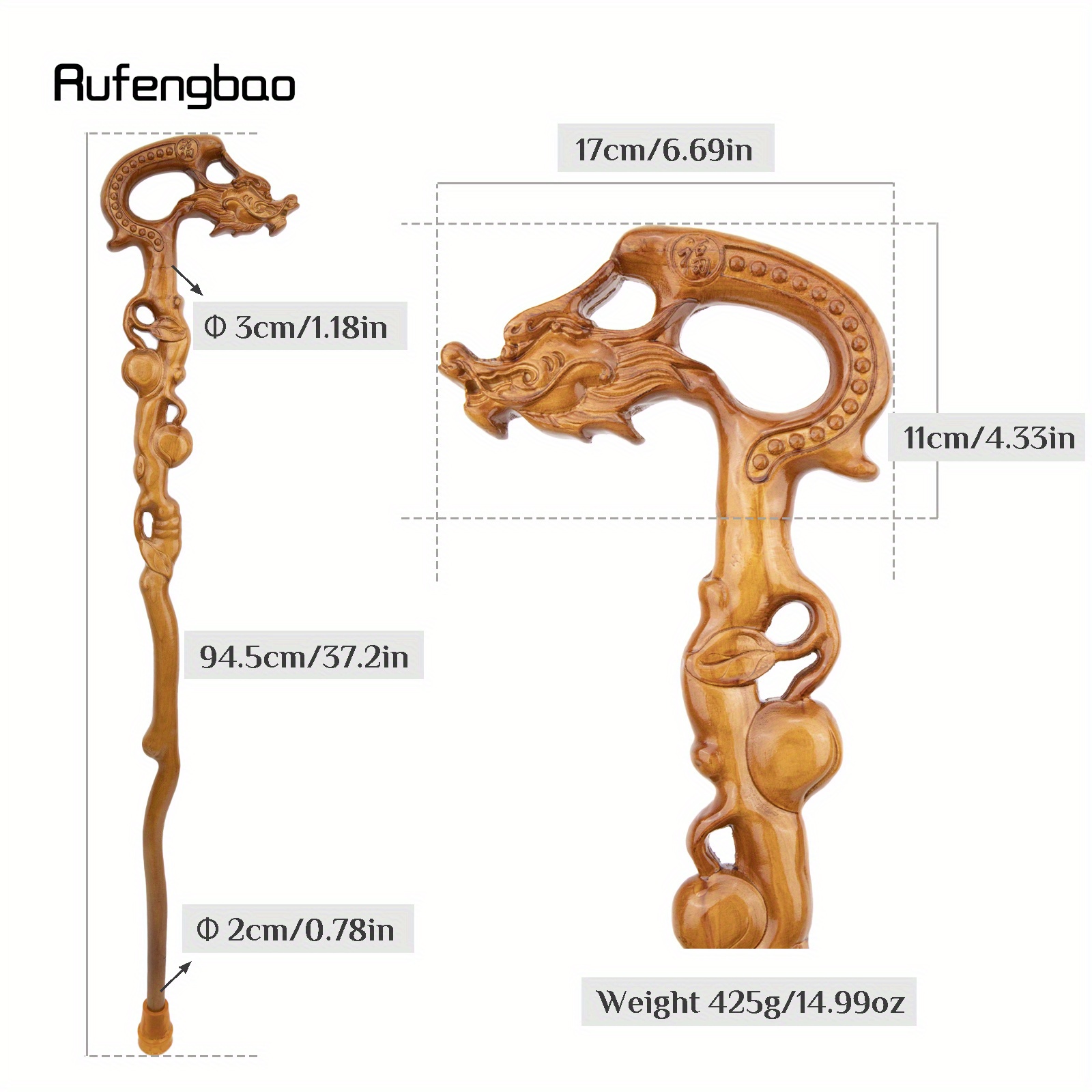 ไม้เท้าไม้ลายมังกรสีเหลือง แบบ - Woodworking Joints บทวิจารณ์และราคา
