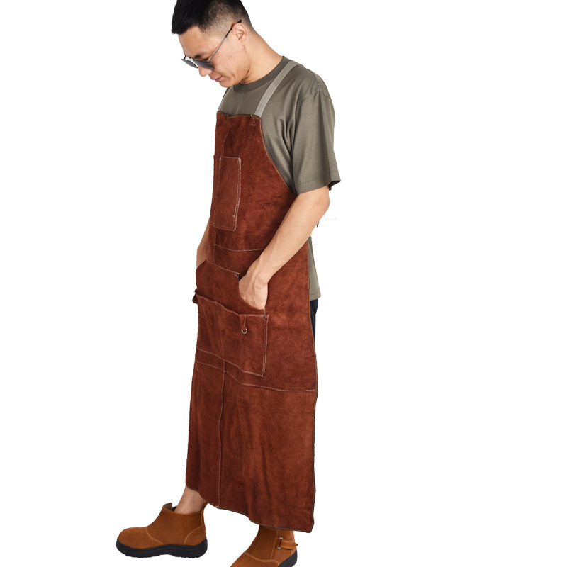 ผ้ากันเปื้อนหนังวัวสำหรับงานเช - Woodworking Apron บทวิจารณ์และราคา