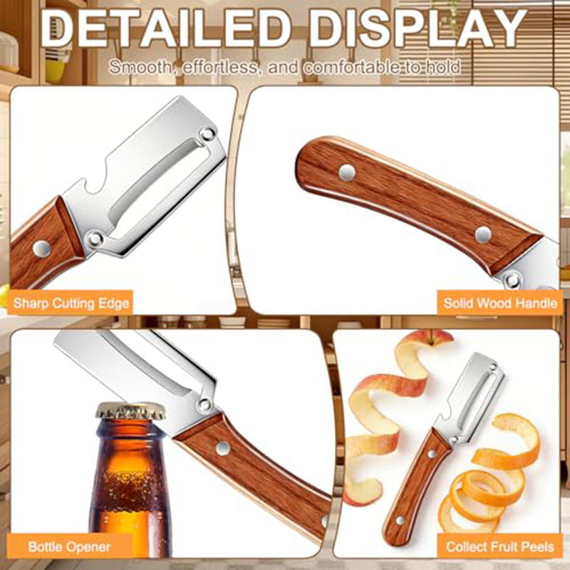 ที่ปอกผักสแตนเลสพร้อมด้ามไม้ ส - Woodworking Project บทวิจารณ์และราคา