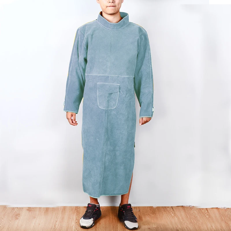 Cowhide หนัง Anti-scalding ทํา - Woodworking Apron บทวิจารณ์และราคา
