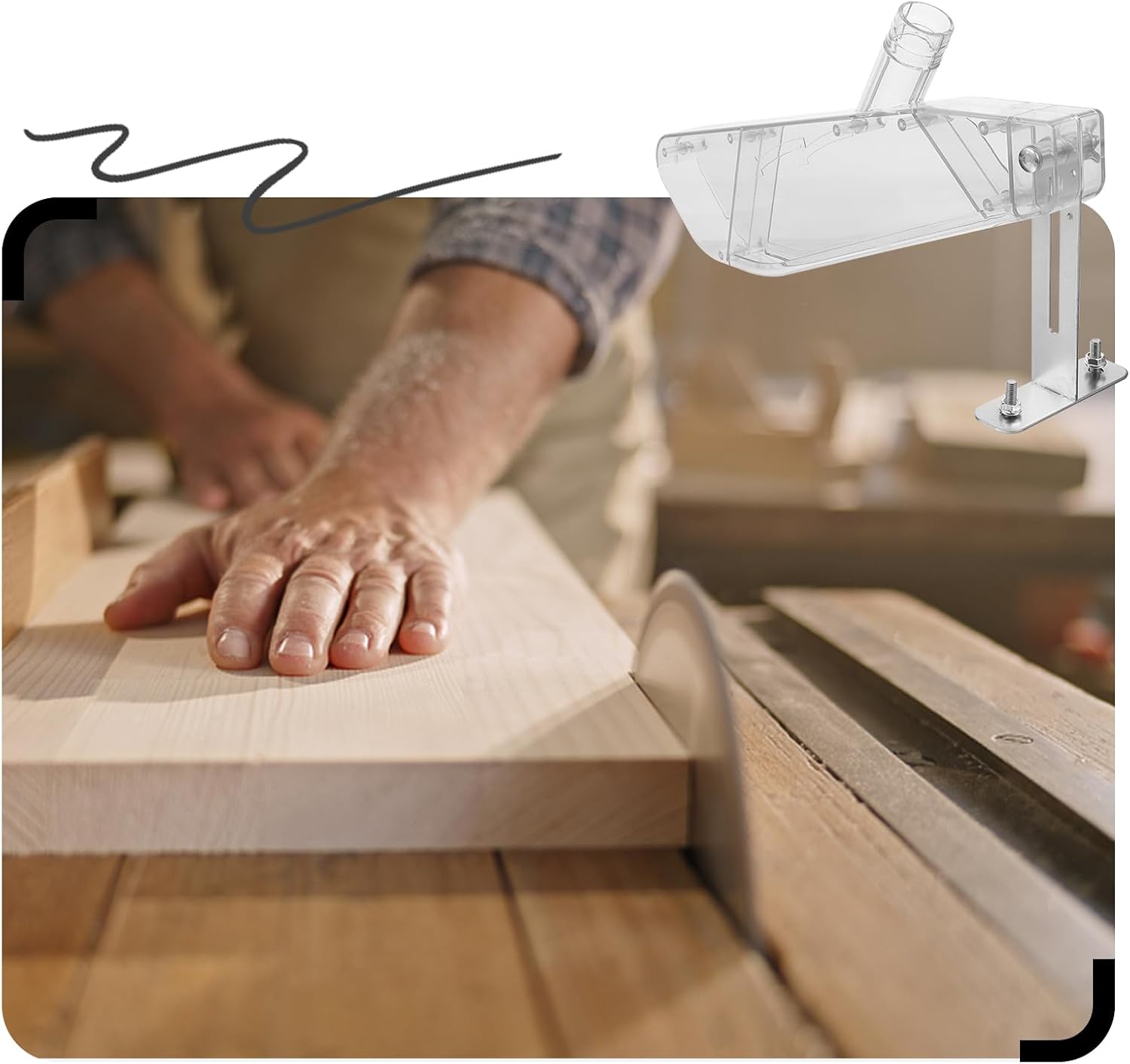 ฝาครอบป้องกันเครื่องเลื่อยวงเด - Vacuum Cleaner Woodworking บทวิจารณ์และราคา